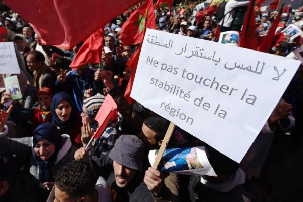  Manifestation immense à Rabat contre les dérapages de « Ban Ki-moon »