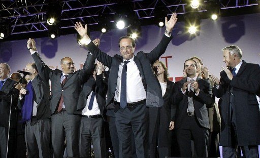  France. François Hollande élu nouveau président de la France avec 51,67 % des voix