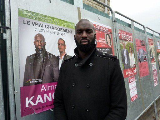  France. Almamy Kanouté, un candidat proche des gens