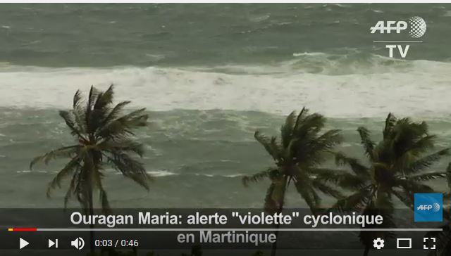  Ouragan Maria: alerte « violette » cyclonique en Martinique