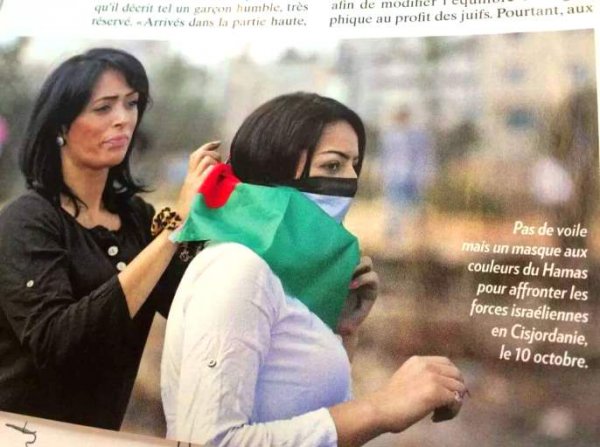  Paris Match confond le drapeau palestinien avec celui du Hamas