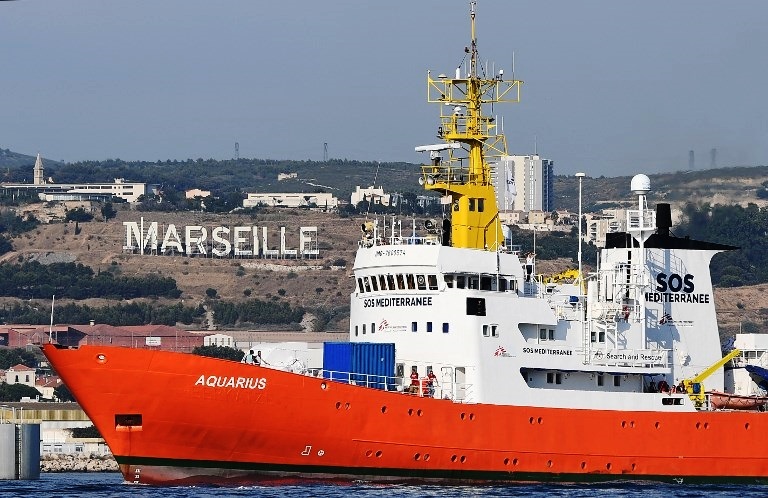  L’Aquarius de retour en mer