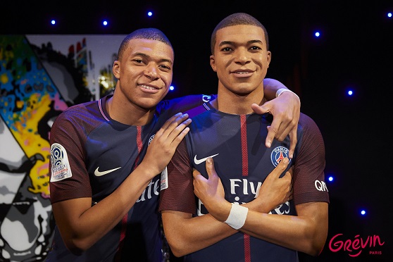  Kylian Mbappé fait son entrée au Musée Grévin