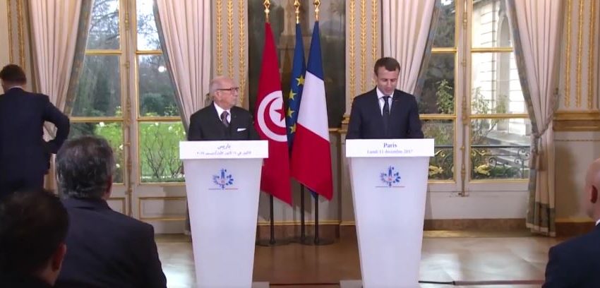  Béji Caïd Essebsi à l’Elysée : tous les regards étaient braqués vers la « black list » de l’UE