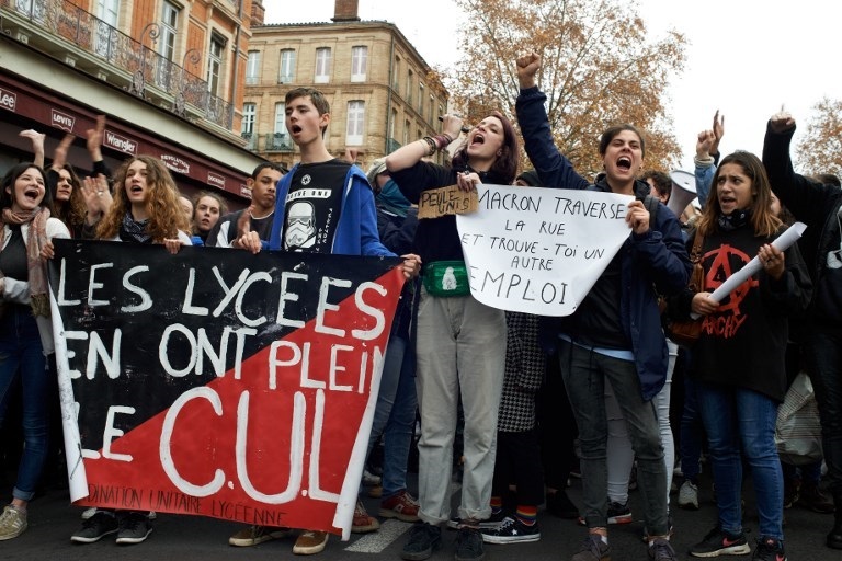  Les lycéens solidaires avec les « gilets jaunes »