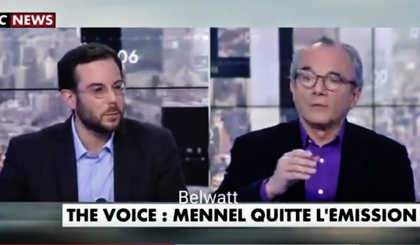  Clash sur le plateau de CNEWS au sujet de Mennel de « The Voice »