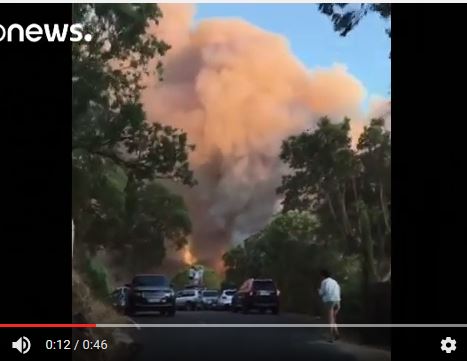  Le sud-est de la France en proie aux flammes