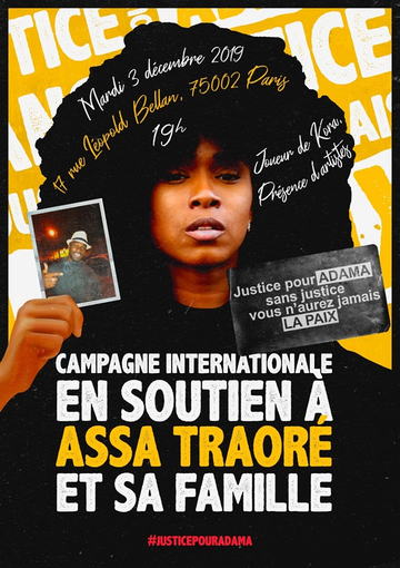  Mobilisation de soutien à Assa Traoré