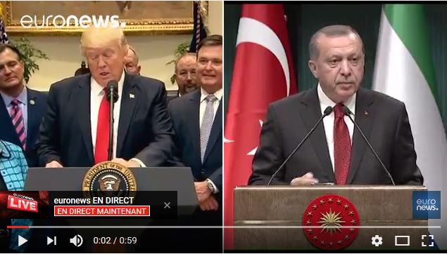  La mise en garde de Erdogan à Trump