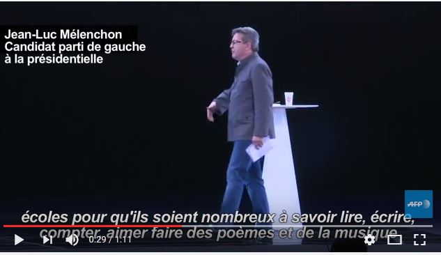  Mélenchon défie Le Pen à Lyon et via son hologramme à Paris