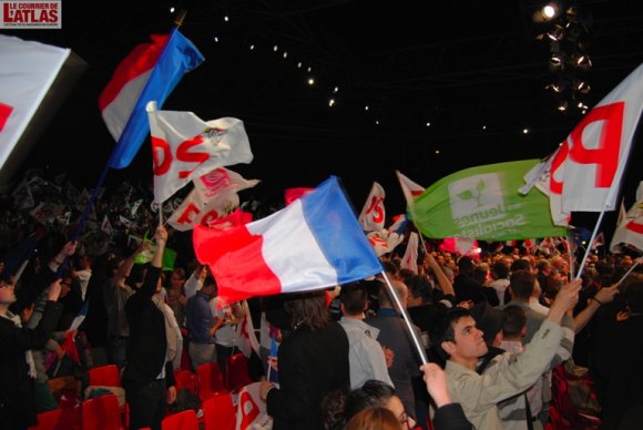  France. Meeting du PS au Zénith de Paris