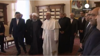  Visite du président iranien au Vatican