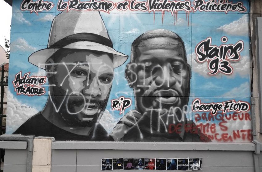  Stains : La fresque pour Adama Traoré et George Floyd vandalisée