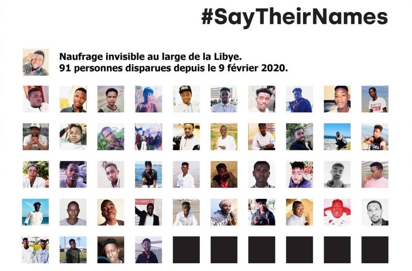  #saytheirnames : dénoncer les « naufrages invisibles » en Méditerranée