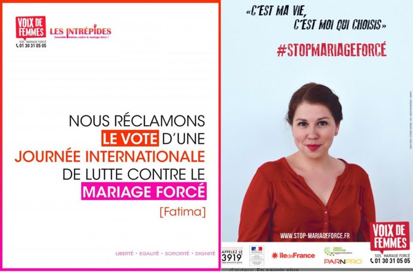  Une campagne pour une journée internationale de lutte contre le mariage forcé