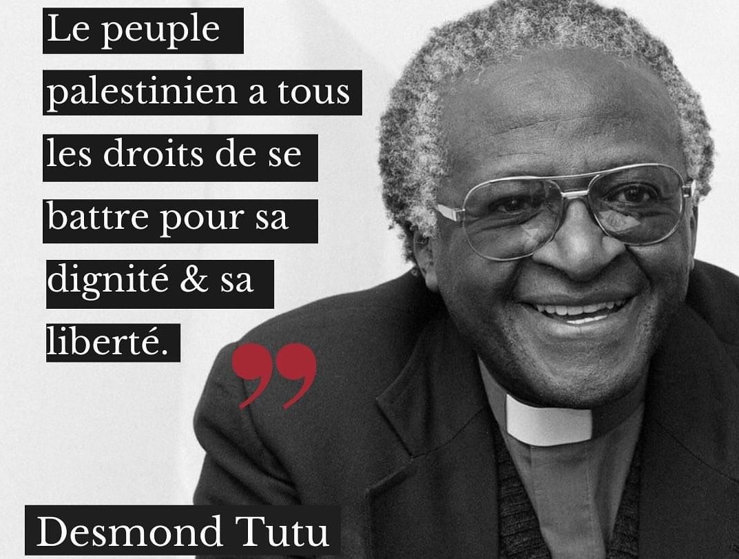 Desmond Tutu L Ami De La Palestine Est Decede