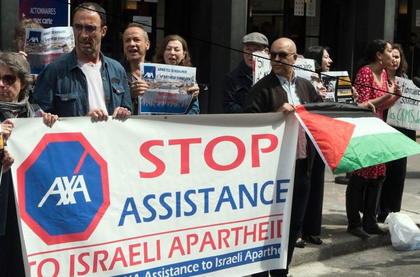  Des militants du boycott contre Israël perturbent l’assemblée générale d’AXA