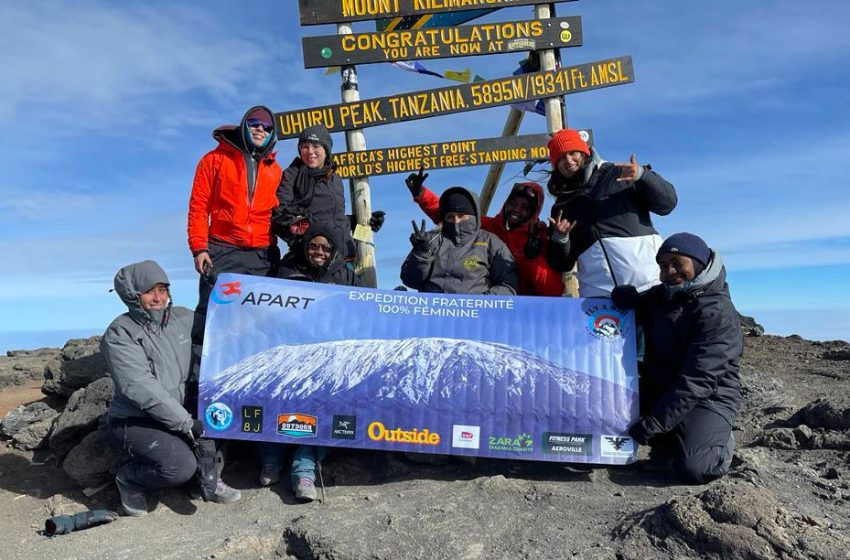  Kilimandjaro : La 1ère cordée 100% féminine du 93 atteint le sommet