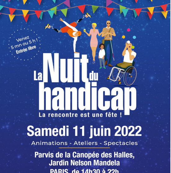  5ème édition de La Nuit du handicap, rendez-vous samedi 11 juin 2022