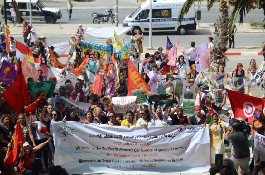  Tunis. Coup d’envoi de la Conférence mondiale des femmes de base