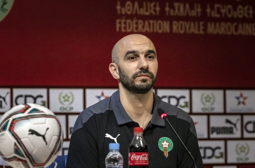  Walid Regragui dévoile la liste des 26 joueurs retenus pour le Mondial 2022