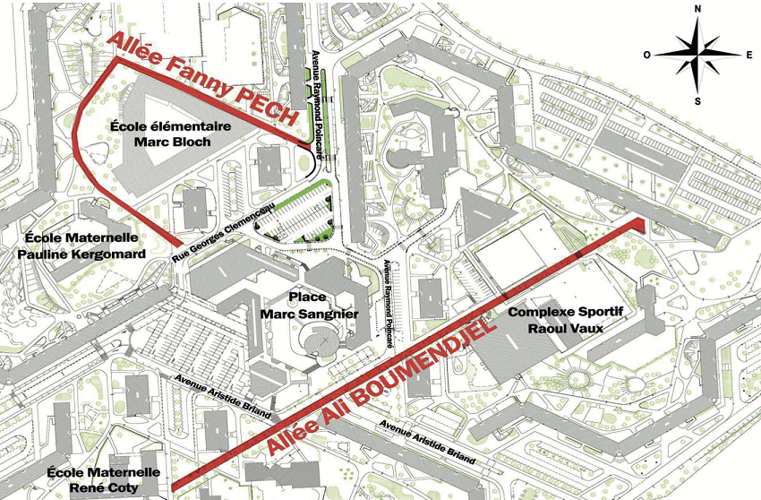  Inauguration à Gonesse d’une rue « Ali Boumendjel », militant indépendantiste algérien