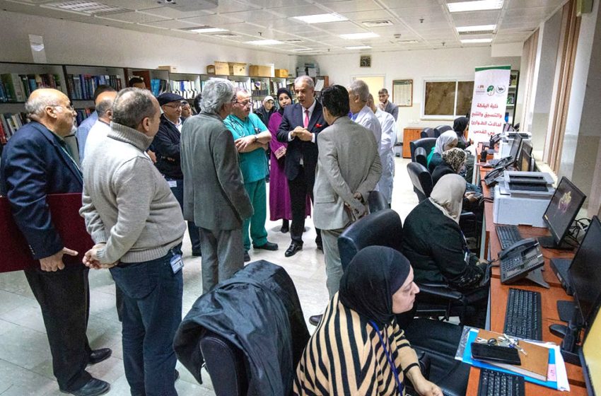  Al-Qods. Inauguration de l’unité de coordination des urgences à l’hôpital Al-Makassed