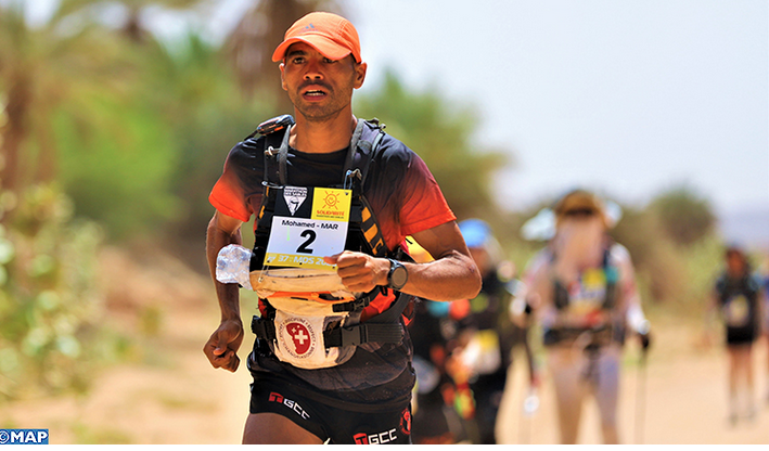  Maroc. 37e édition du Marathon des Sables, du 21 avril au 1er mai à Errachidia