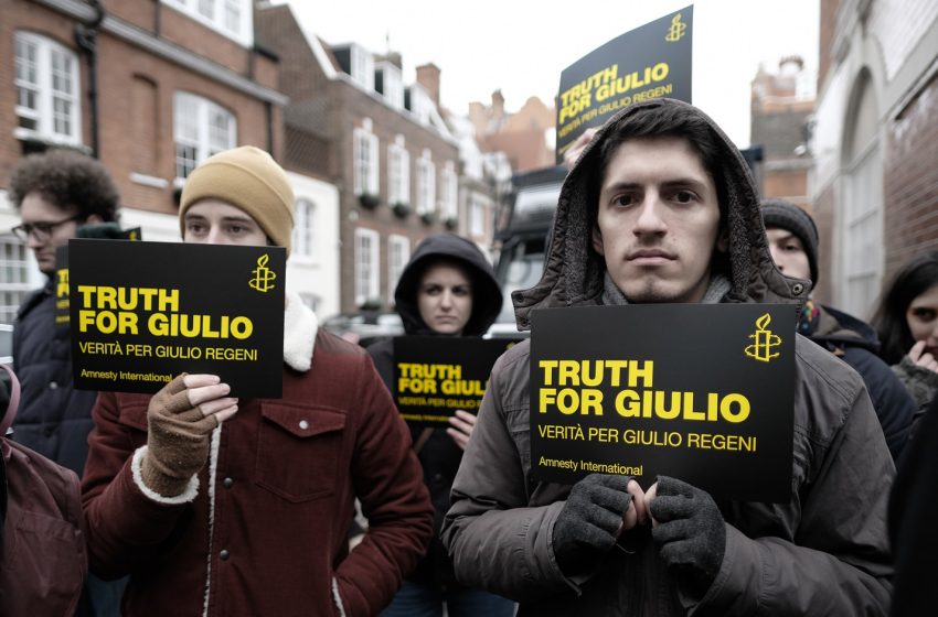  4 officiers égyptiens inculpés dans le procès du meurtre de Giulio Regeni en 2016