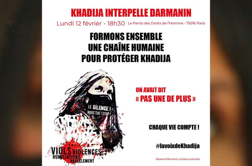  Victime de violences conjugales, Khadija appelle à un rassemblement ce lundi devant le parvis des Droits de l’homme à Paris