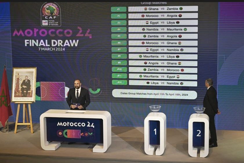  CAN Futsal (Maroc-2024). Le Maroc et l’Egypte en tête du groupe A et B