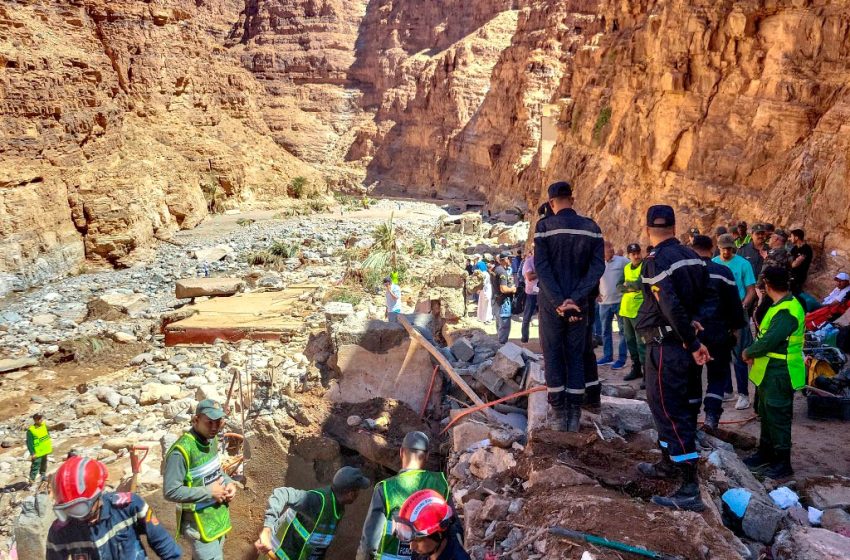  Maroc. Dix-huit morts et 4 portés disparus dans les inondations du sud