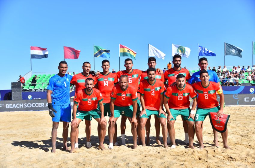  Le Maroc affronte la Mauritanie en demi-finale de la CAN de beach soccer