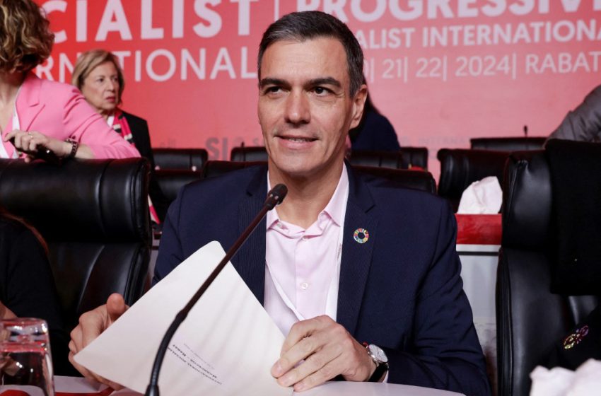  Pedro Sánchez préside la réunion du conseil de l’Internationale socialiste à Rabat